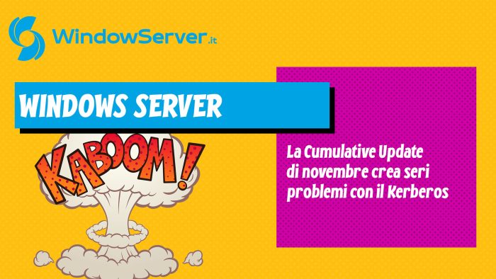 Windows Server Cumulative Update November 2022 Kerberos Issues